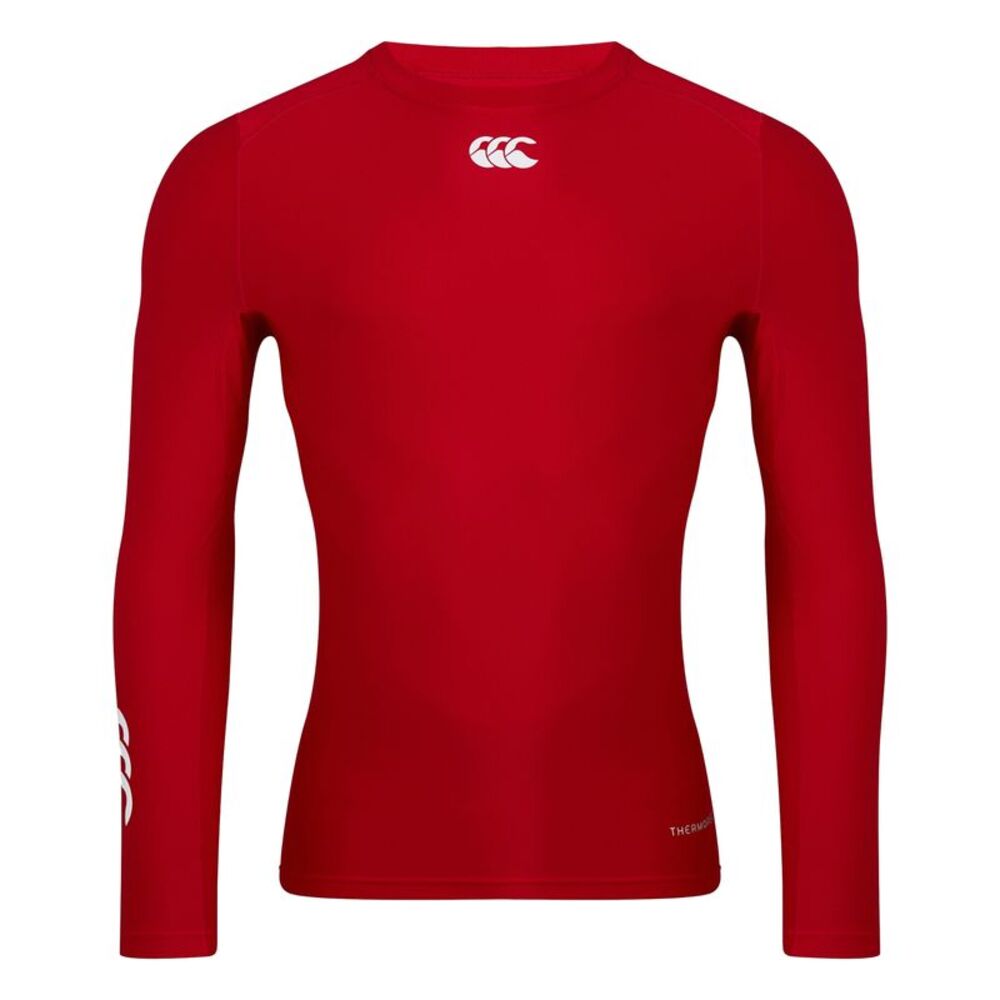 Canterbury Mens Thermoreg Long-Sleeved Top / Flag Red
